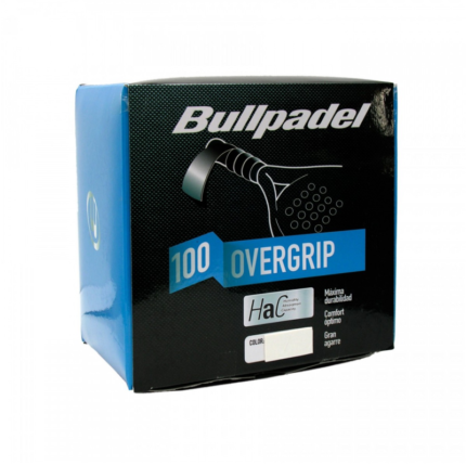 Scatola di overgrip Bullpadel Hac Bianco 100 pezzi